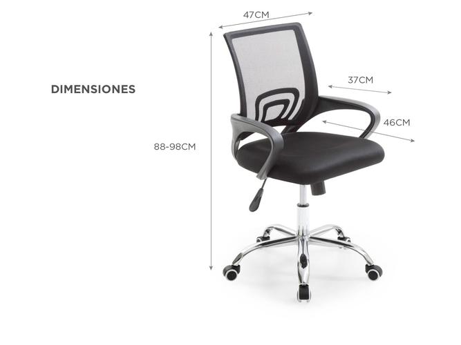 Silla de oficina Gadnic BF-20 Mesh - 4