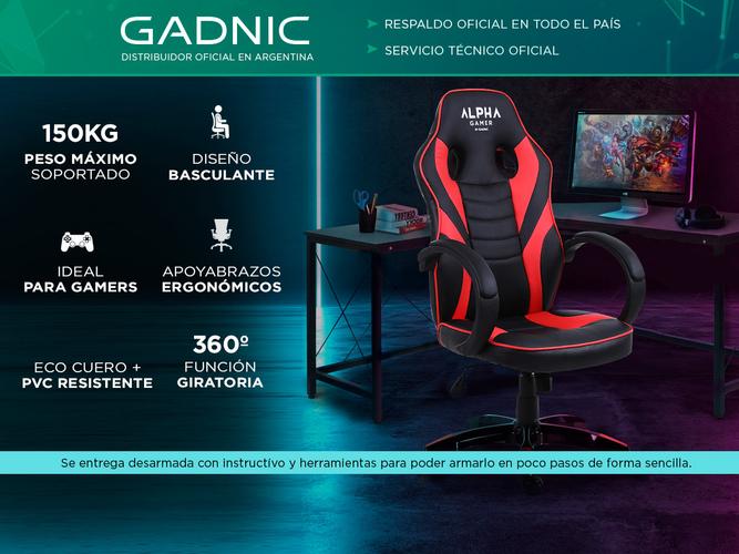 Silla Gamer Gadnic Alpha Luxury  - 1