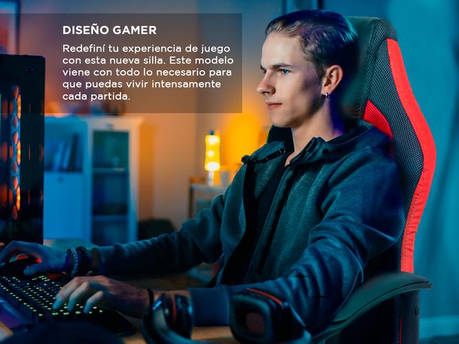 Silla Gamer Gadnic VITA tapizado cuero Outlet - 3