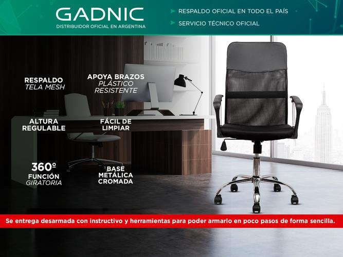 Silla de Oficina Gadnic Presto Ejecutiva Comercial respaldo alto - 1