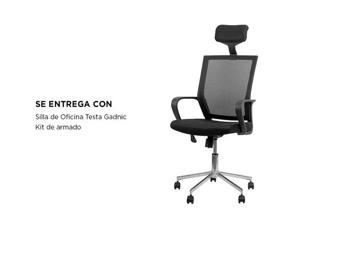 Silla de Oficina Gadnic Testa Ejecutiva respaldo alto y cabecera - 5