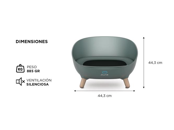 Cucha Sofa Sillon Termico Para Mascotas Smart Tek Frio Calor App - 4