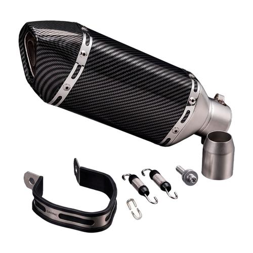 Silenciador Escape Moto Gadnic Universal Fibra Carbono 51mm - 0