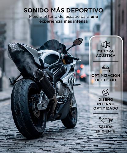 Silenciador Escape Moto Gadnic Universal Fibra Carbono 51mm - 4