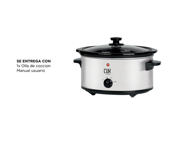 Olla de Cocción Lenta Gadnic Delight 3,5Lts Temperatura Regulable - 6
