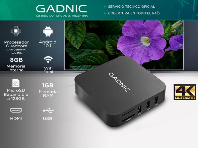 Tv Box Gadnic TX-800T Quadcore 8GB 1GB Ram 4k Wifi   - 1