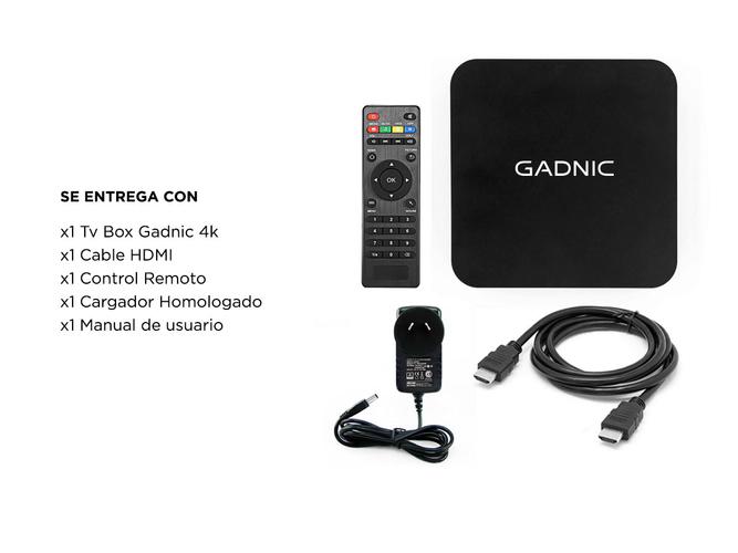 Tv Box Gadnic TX-800T Quadcore 8GB 1GB Ram 4k Wifi   - 6