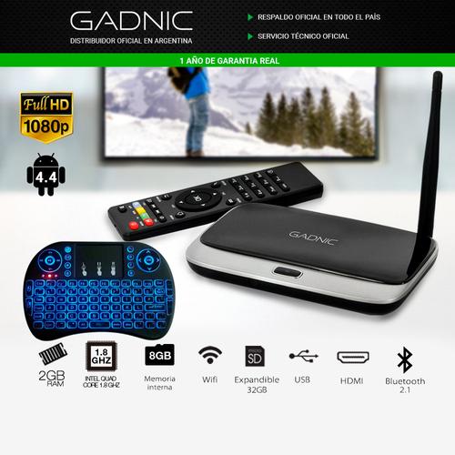 TvBox GADNIC TX-700 Quadcore 8GB + Teclado Inalámbrico - 1