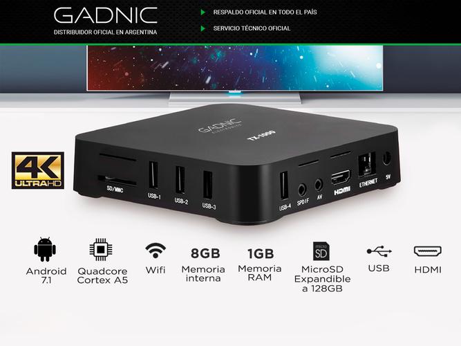 TV Box Android Gadnic TX-1000 Premium 8GB 1GB - 1