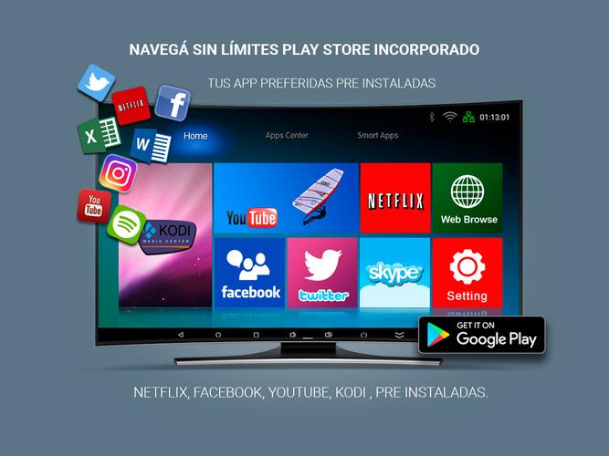 Kit Tv Box GADNIC TX-1000 Premium + Teclado Air Mouse - 3