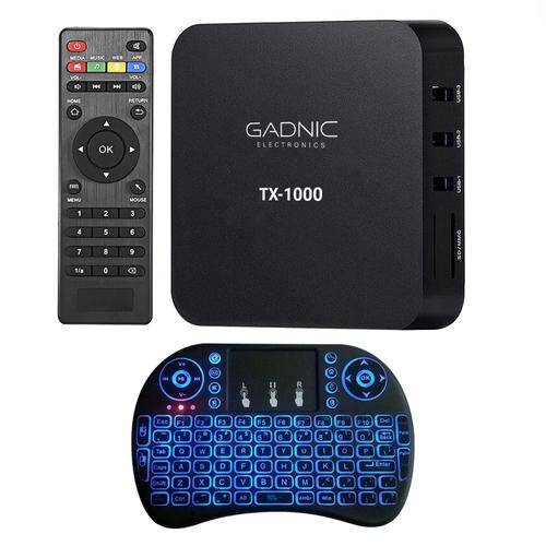 Tv Box Android Gadnic TX-1000 4K 1GB 8G Peliculas Netflix Quadcore  - 0