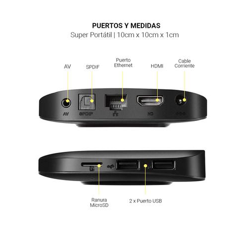 Kit TvBox GADNIC TX-1100 Premium + Teclado Inalámbrico - 6
