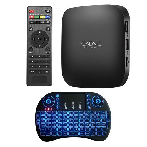 Kit TvBox GADNIC TX-1100 Premium + Teclado Inalámbrico - 0