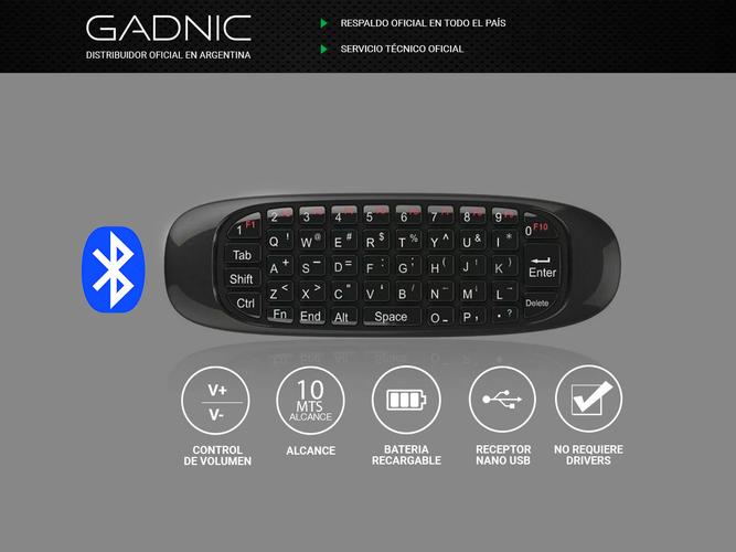 Teclado Air Mouse Pro Gadnic - 1