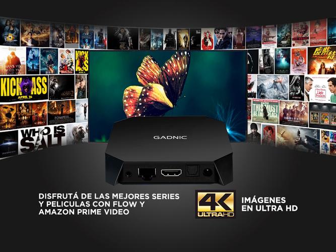 TV Box Gadnic TX-1500 Android Quadcore 4K 8gb 1gb - 4