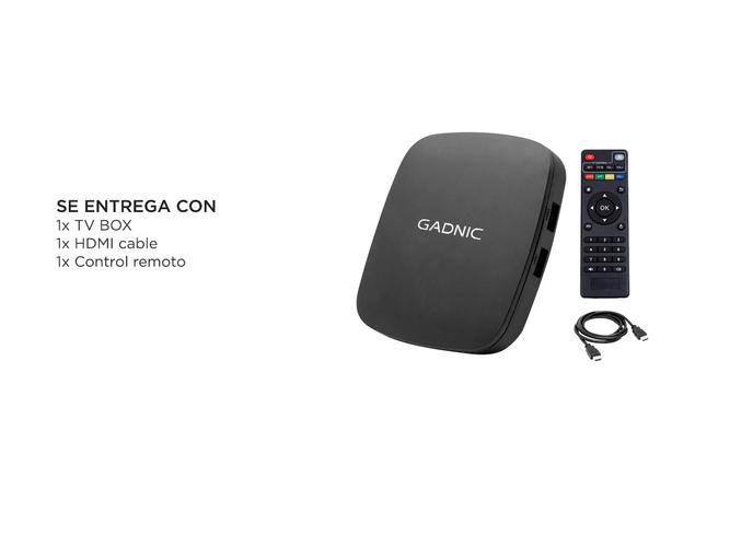 Dispositivo Inteligente TV Box Gadnic 8GB Android HDMI AV Wifi - 6