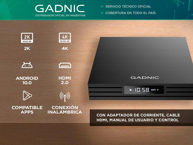 TV Box Gadnic Android 10.0 HDMI 4K - 1