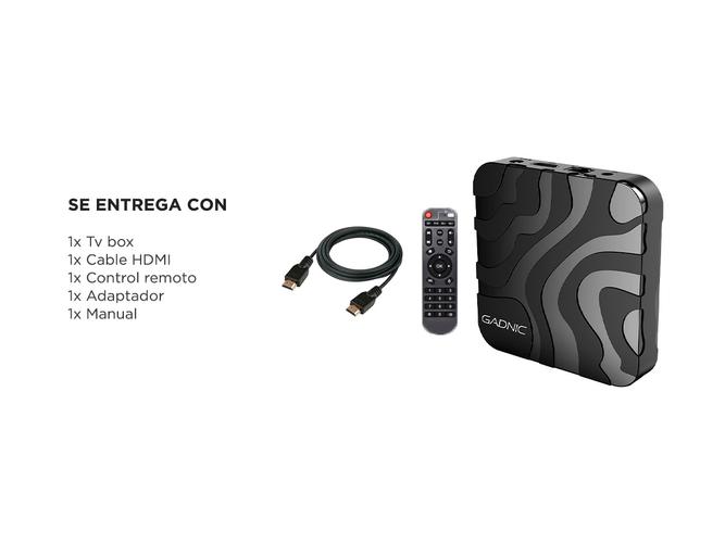 Tv Box Gadnic Quadcore BT4.0 4K - 6