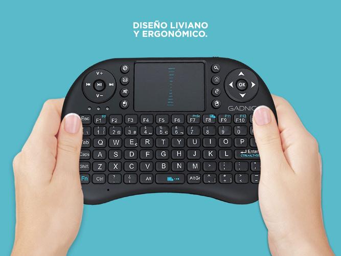 Mini Teclado Retroiluminado Gadnic Inalámbrico - 5
