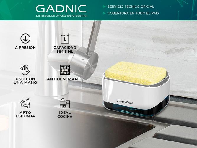 Dispenser de Jabón para Esponjas Gadnic SPJ34 Limpieza Absoluta - 1