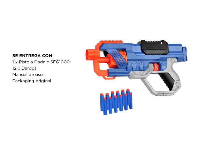 Pistola Gadnic SFG1000 12 dardos tambor giratorio - 5