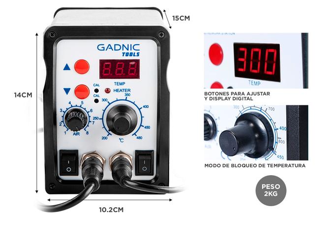 Estación de Soldado Gadnic 878D SMD 750w Profesional - 4