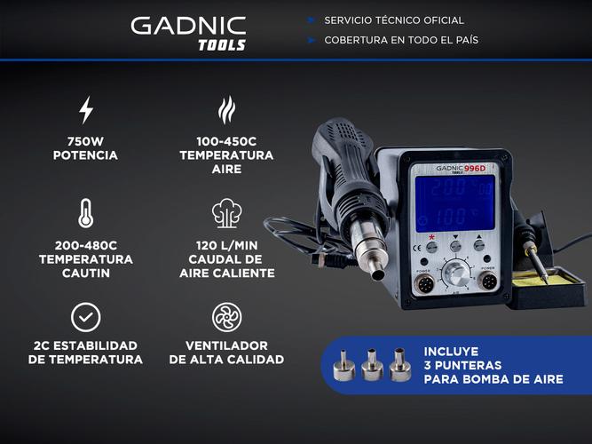 Estación de Soldado Gadnic 996D SMD 750w Digital Outlet - 1