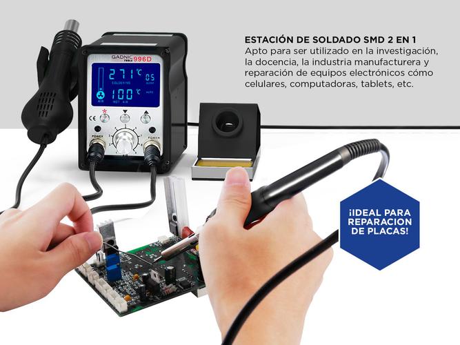 Estación de Soldado Gadnic 996D SMD 750w Digital Outlet - 3