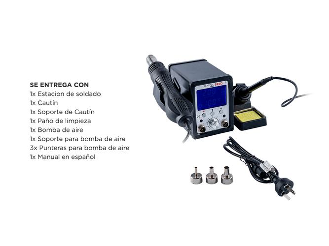 Estación de Soldado Gadnic 996D SMD 750w Digital - 5
