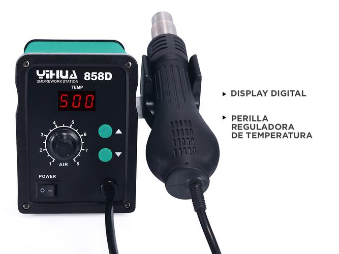 Pistola de Aire Caliente Yihua 858D Display Digital - 3
