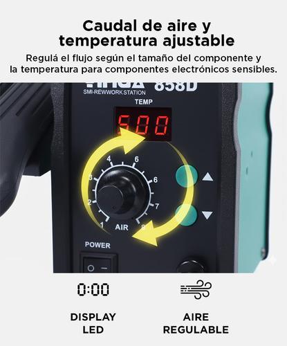 Pistola de Aire Caliente Yihua 858D Display Digital - 3