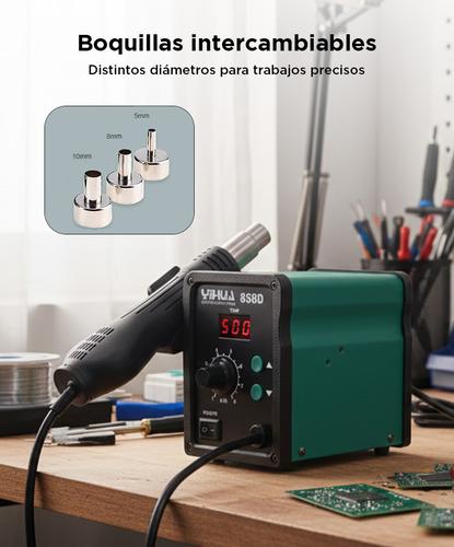 Pistola de Aire Caliente Yihua 858D Display Digital - 4