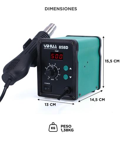 Pistola de Aire Caliente Yihua 858D Display Digital - 5