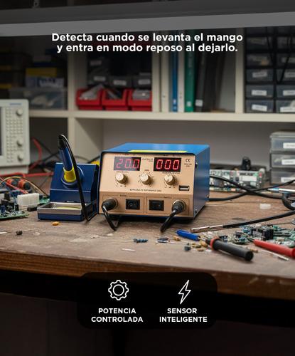 Estación de Soldado Aire Caliente Gadnic Con Cautin de Soldado 750w - 2