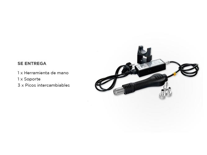 Soldadora de Mano Gadnic 320W 60HZ Pistola de Aire Caliente - 6