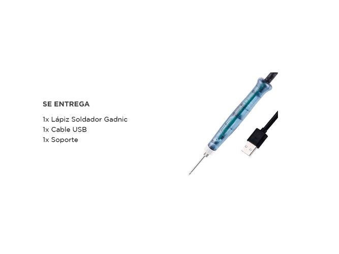 Lapiz Soldador Portátil Gadnic Para Estaño  - 4