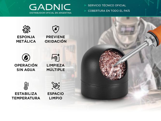 Porta Esponja Metálica Gadnic Limpiadora de Cautín  - 1