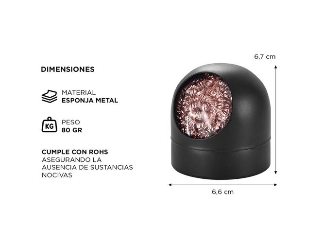 Porta Esponja Metálica Gadnic Limpiadora de Cautín  - 3