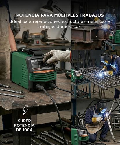 Soldadora Inverter Bron By Gadnic 100A Eléctrica Portátil  - 4