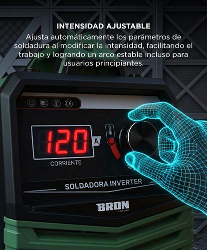Soldadora Inverter Bron By Gadnic 120A Eléctrica Portátil  - 3