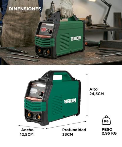 Soldadora Inverter Bron By Gadnic 120A Eléctrica Portátil  - 5