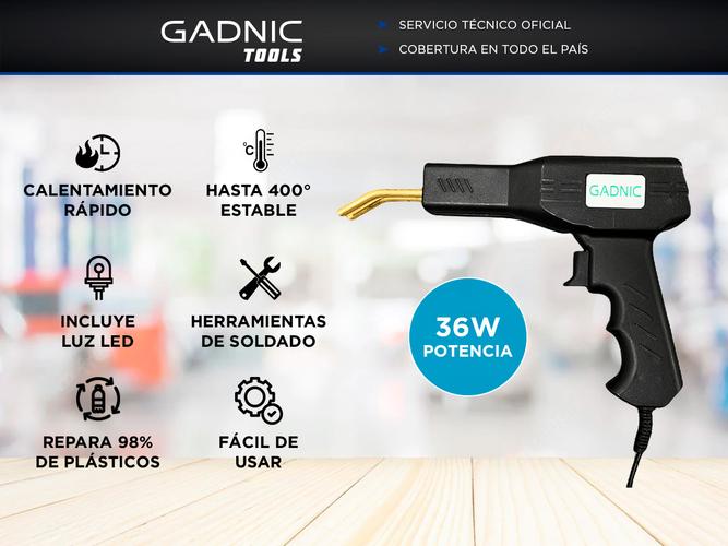 Pistola Soldadora de Plástico Gadnic 36W De Rápido Calentamiento - 1