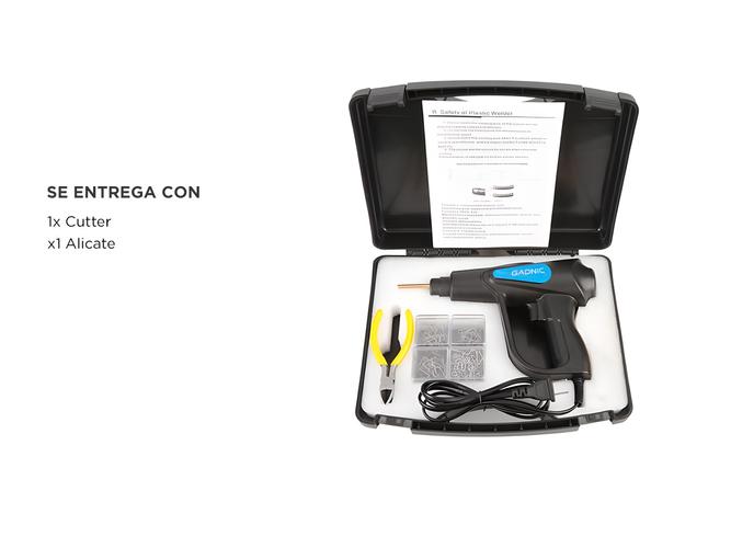 Pistola Soldadora de Plástico Gadnic Reparacion Paragolpes Plásticos - 5