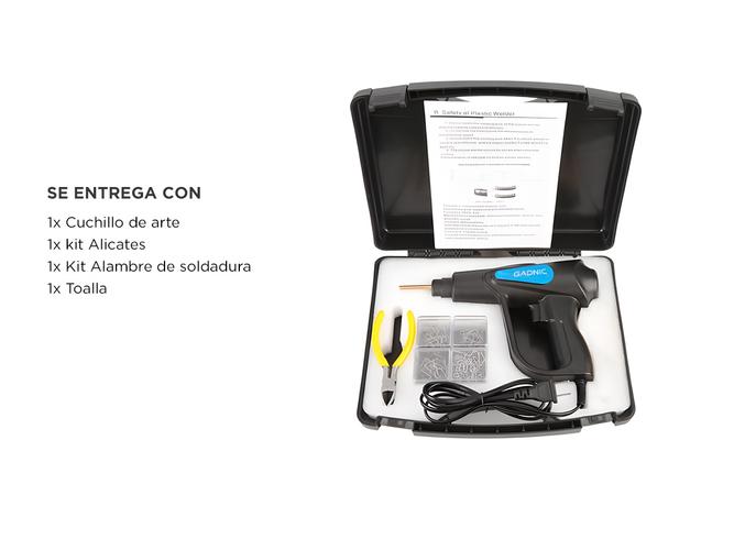 Pistola Soldadora de Plástico Gadnic Reparacion Paragolpes Plásticos - 5
