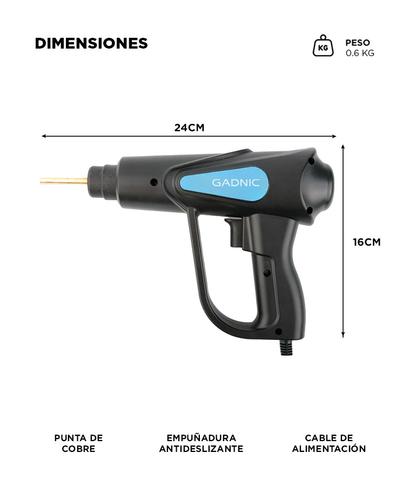 Pistola Soldadora de Plástico Gadnic Reparacion Paragolpes Plásticos - 5