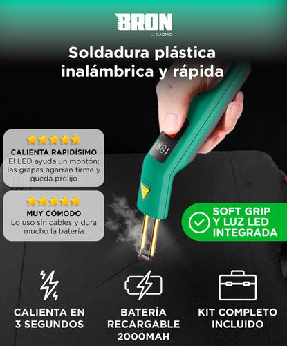 Soldadora De Plástico Inalámbrica Bron By Gadnic 36 V  Dsiplay Digital   - 1