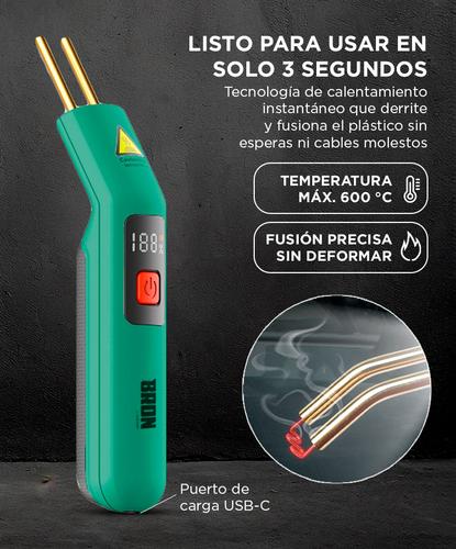 Soldadora De Plástico Inalámbrica Bron By Gadnic 36 V  Dsiplay Digital   - 2