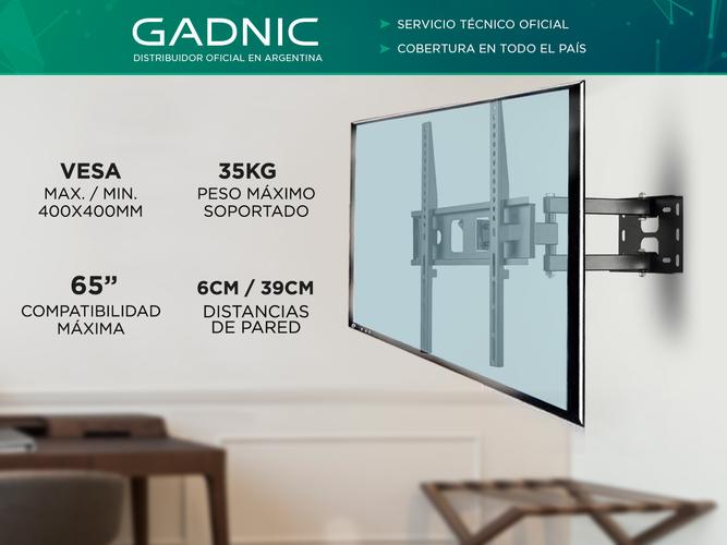 Soporte Tv LCDLED Gadnic SP8  Hasta 65 - 1