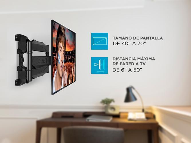 Soporte Tv Led Gadnic Smart Tv LCD 40 a 70 Articulado Movible Usado - 2