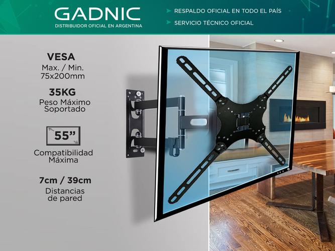 Soporte TV Monitor Gadnic 12